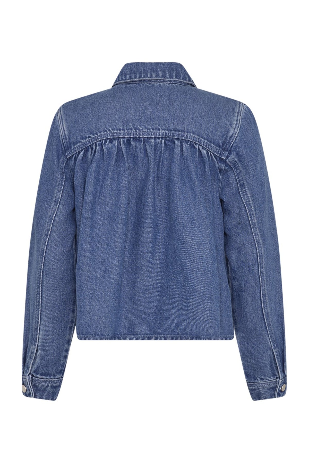 Ago Rue Shirt - Mid Blue Wash