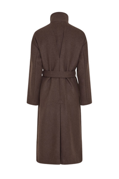Keola Secilia Wool Coat - Hot Fudge