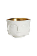 Muse Votive Holder - White/Gold
