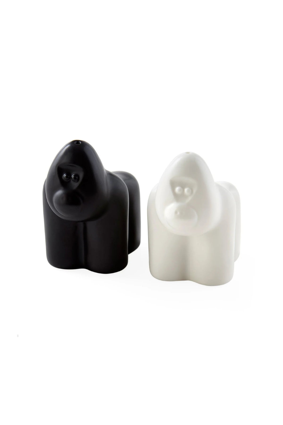 Gorilla Salt & Pepper Set - White/Black