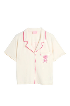 Juicy Crown Frill Pyjama Set - Marshmallow