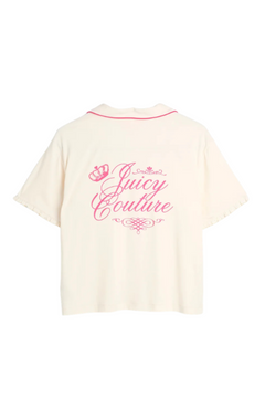 Juicy Crown Frill Pyjama Set - Marshmallow