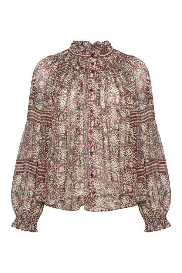 Shirt Denna - Burgundy