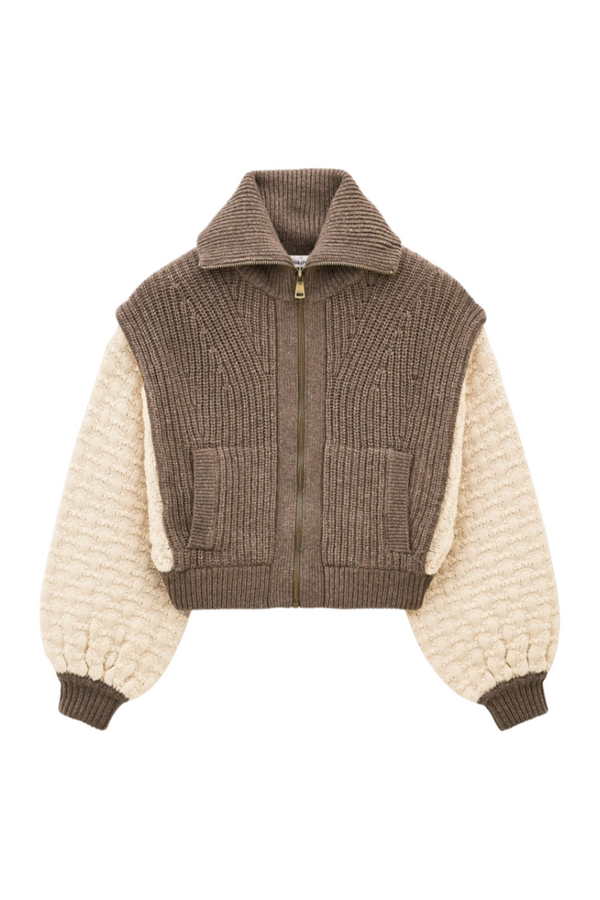 Cardigan Essen - Chamois