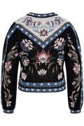 Natalia  Knit Sweater - Burgundy