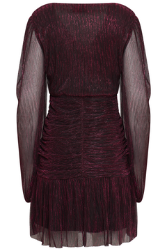 Norunn Glitzy Mini Dress - Red