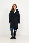 Mia Tech Rain Coat - Svart