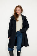 Mia Tech Rain Coat - Svart
