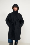 Mia Tech Rain Coat - Svart