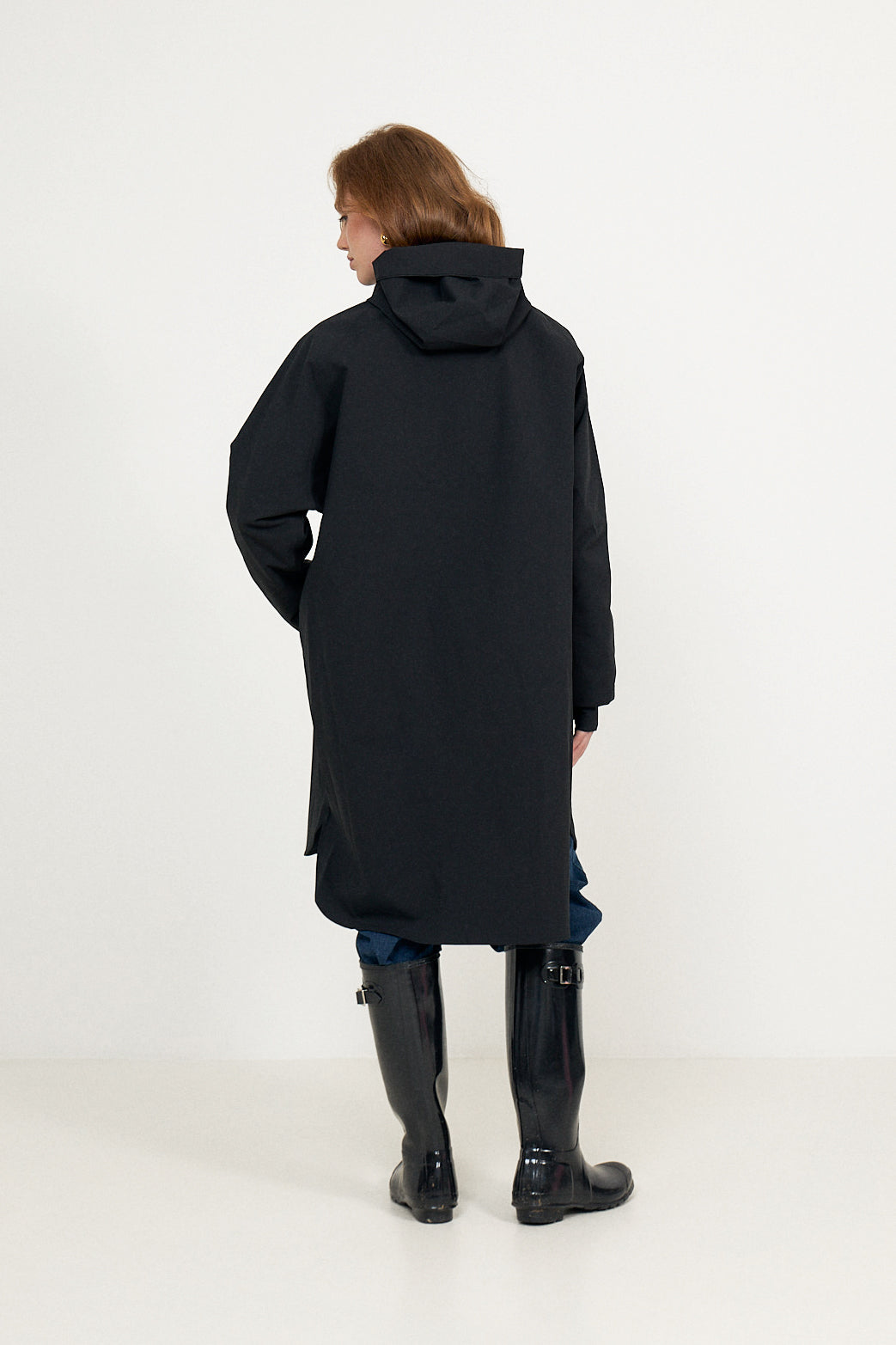 Mia Tech Rain Coat - Svart