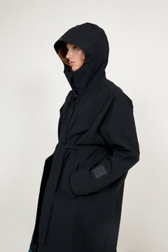 Mia Tech Rain Coat - Black