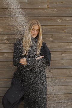 Mia Tech Rain Coat - Black
