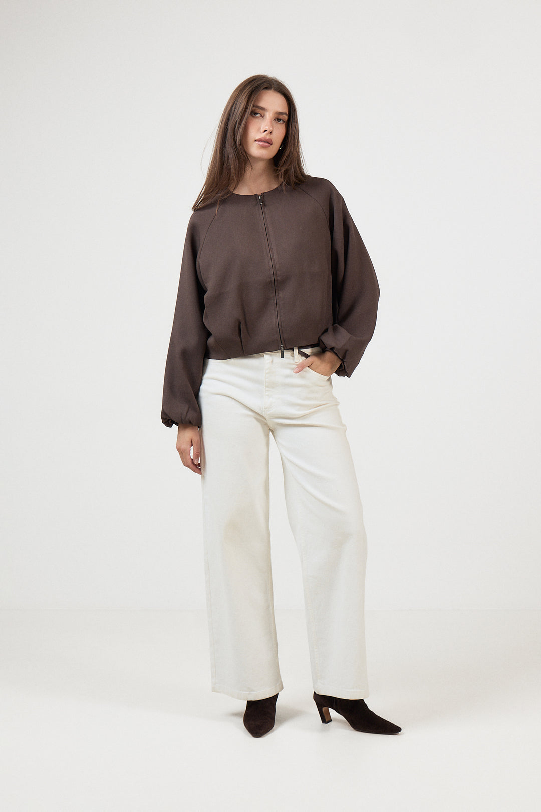 Zein Esteriane Jacket - Hot Fudge