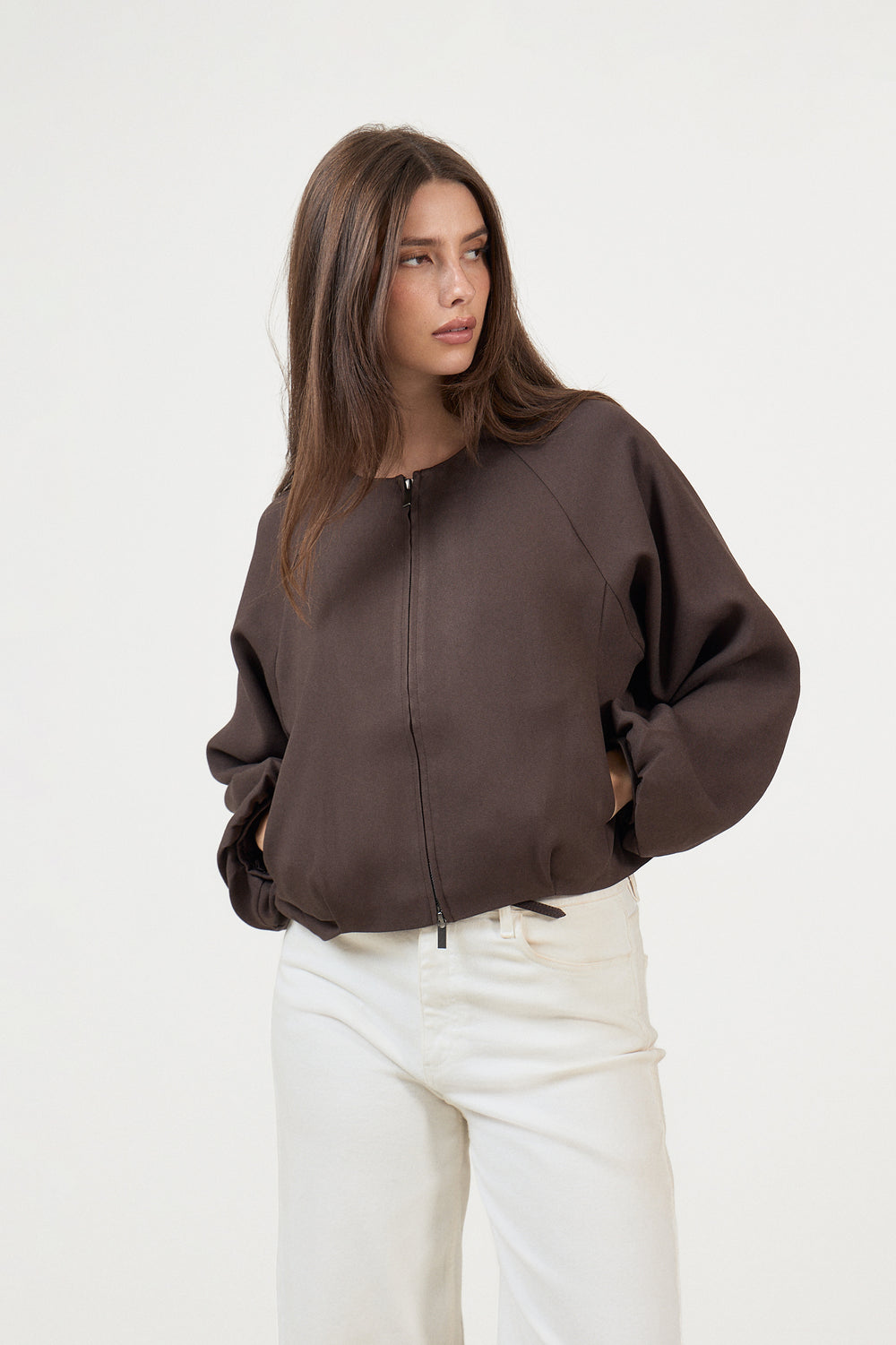 Zein Esteriane Jacket - Hot Fudge