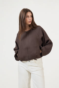 Zein Esteriane Jacket - Hot Fudge