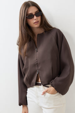 Zein Esteriane Jacket - Hot Fudge