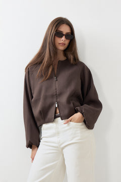 Zein Esteriane Jacket - Hot Fudge