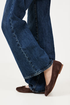 Trieste Suede Leather - Dark Brown
