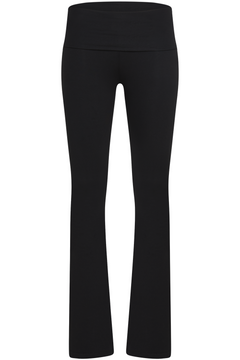 WrapMe Foldover Flare Pant - Black