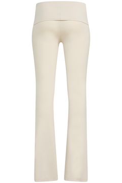 WrapMe Foldover Flare Pant - Creme