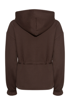 ZipMe Peplum Jacket - Mocca Brown