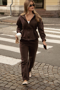 Barrel Sweat Pants - Mocca Brown