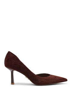 Vena - Chocolate Brown Suede