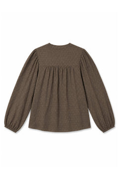 N-Loulou Ls Blouse - Morel