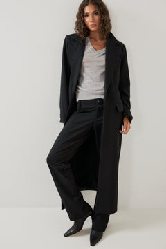 Roma Blazer Coat - Black