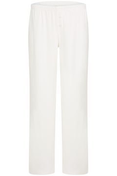 Mel Cotton Pointelle Pj Pants - Off White