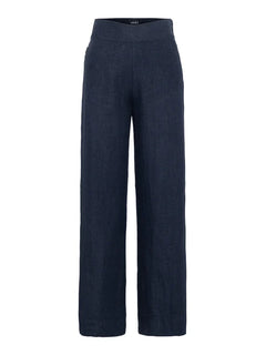 Molly Linen Pants - Navy