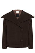 Perryiw Short Coat R - Chocolate Brown