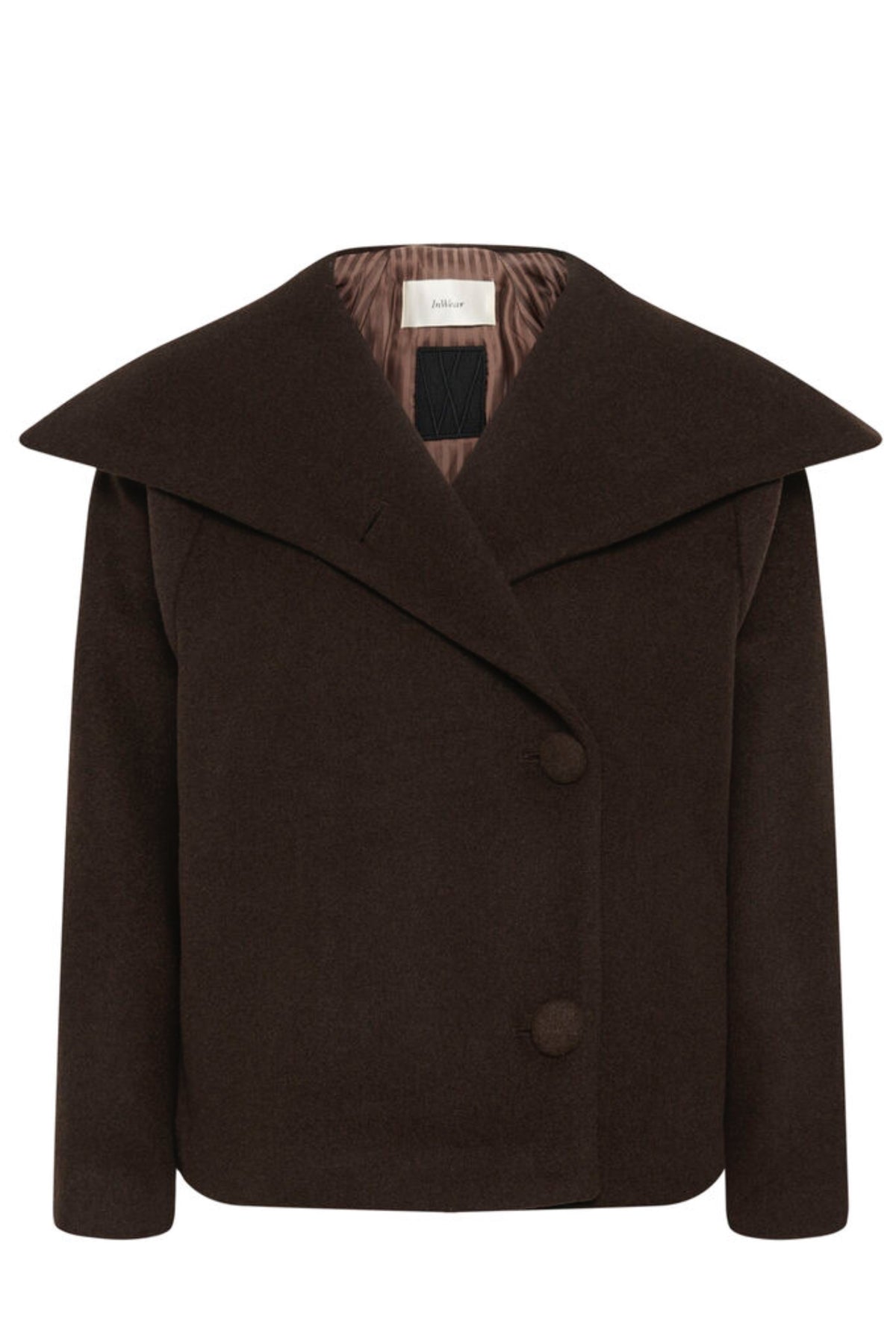 Perryiw Short Coat R - Chocolate Brown