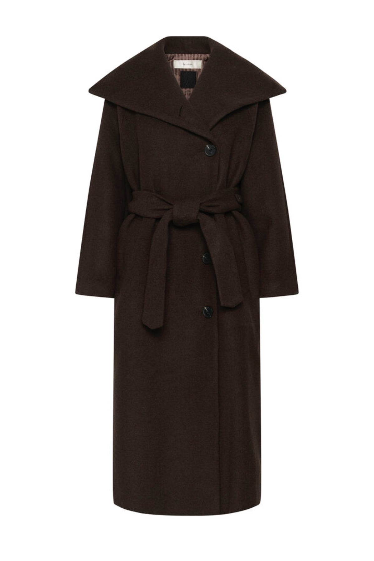 Zorahiw Long Coat - Chocolate Brown