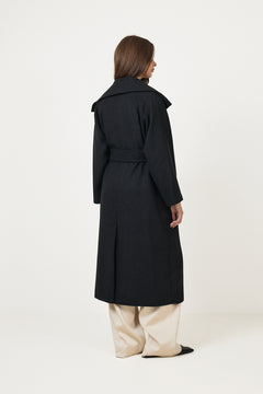 Zorahiw Long Coat - Black