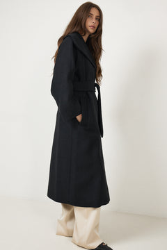 Zorahiw Long Coat - Black