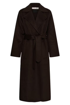 Zillaiw Long Coat - Chocolate Brown