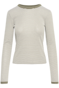 Camille Tee Ls - White/tarmac
