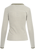 Camille Tee Ls - White/tarmac
