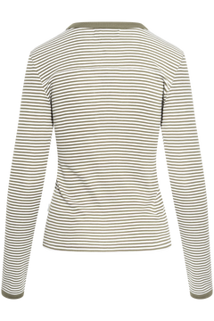 Camille Tee Ls - White/tarmac