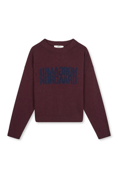 Knit Tilona Sweater - Winetasting/parisian Night