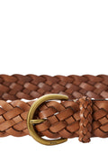 Braided Calfskin Belt - Cuoio