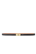 Polo Id Reversible Leather Belt - Black/Cuoio