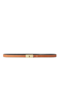 Polo Id Reversible Leather Belt - Black/Cuoio