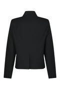 Tiria Slim Pinstripe Blazer - Dark Navy