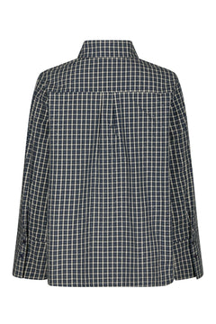 Drew Check Bedaz Shirt - Dark Blue