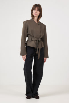 Kailyn Structure Blazer - Dusty Brown