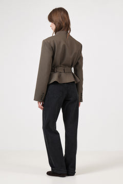 Kailyn Structure Blazer - Dusty Brown