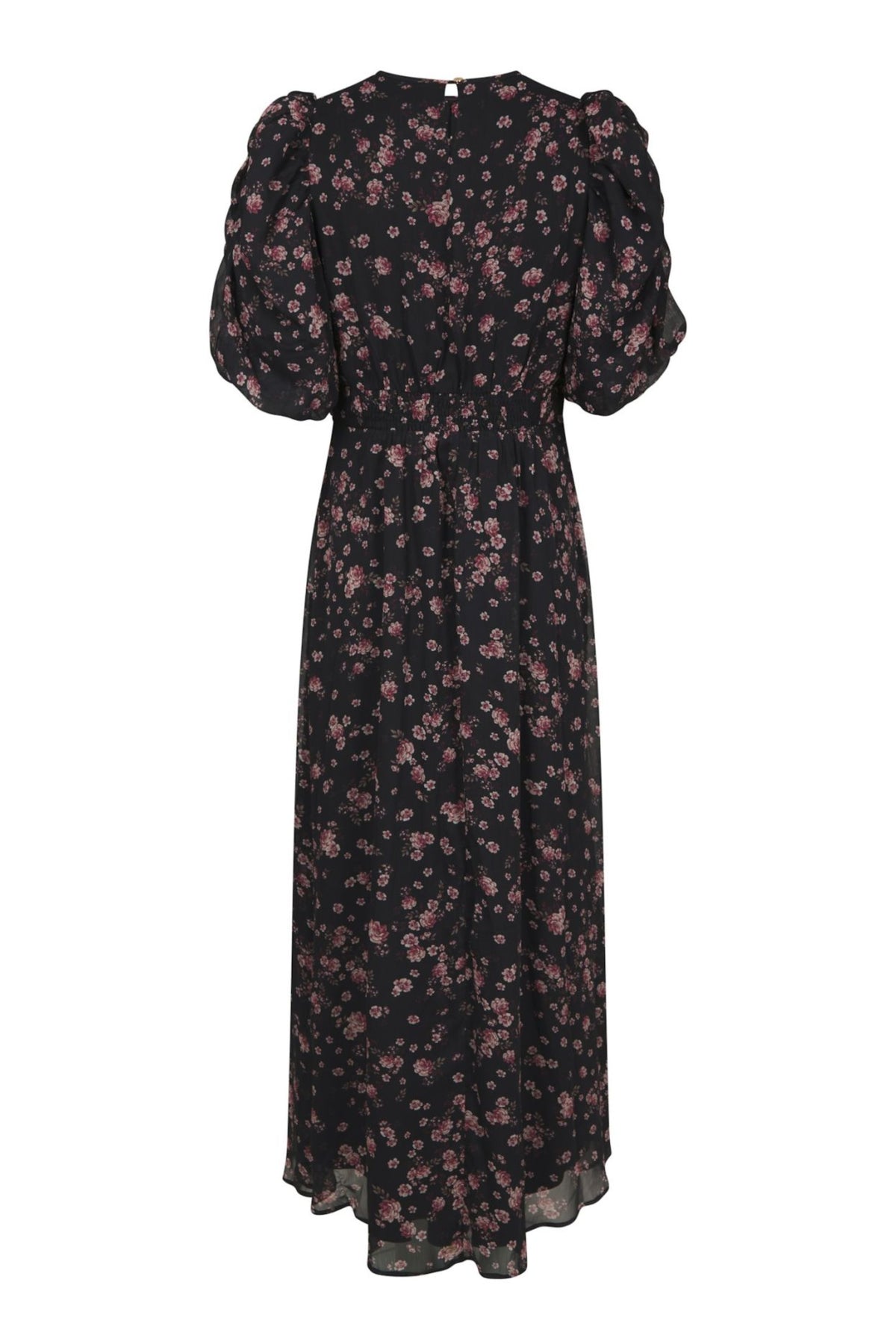 Kikka Mini Flower Dress - Black