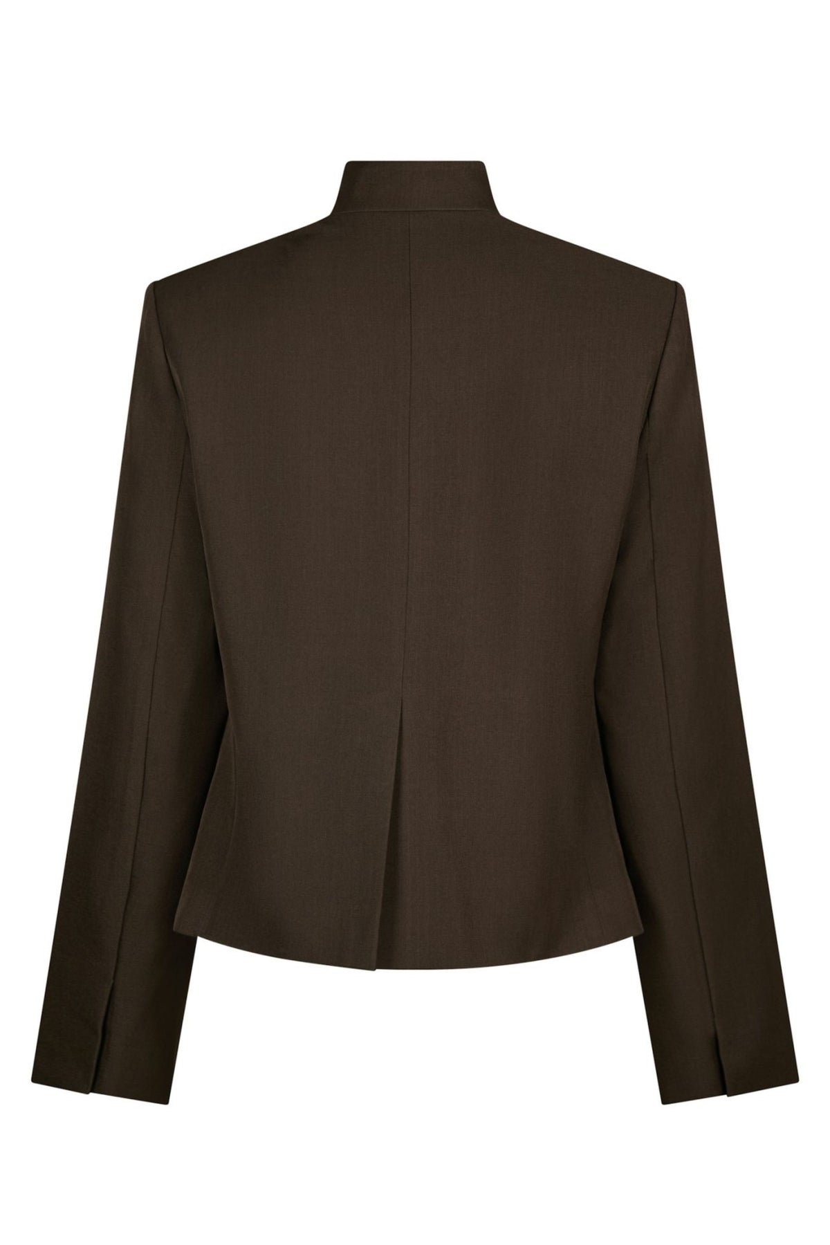 Tiria Structure Blazer - Dark Brown